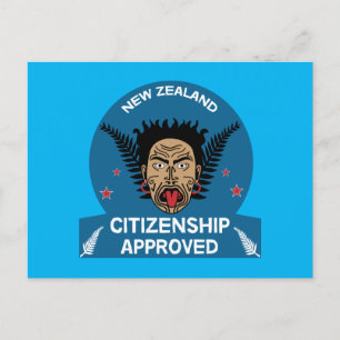 ニュージーランド市民権ギフト 新しい市民 Kiwi 案内ポストカード