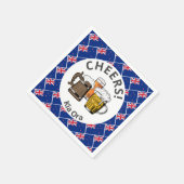 ニュージーランド応援キアオラビール紙 スタンダードカクテルナプキン (角)