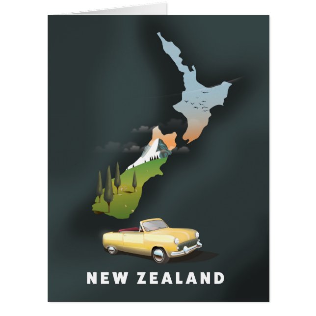 ニュージーランド旅行のポスター (正面)