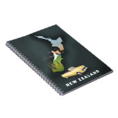 ニュージーランド旅行のポスター ノートブック (右側)