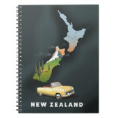 ニュージーランド旅行のポスター ノートブック (正面)