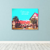 ニュージーランド旅行ロトルア博物館 キャンバスプリント (インサイチュ (ウッドフロア))