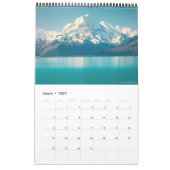 ニュージーランド旅行（場所あり） カレンダー (3月 2027)