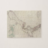 ニュージーランド植民地の地図 ジグソーパズル (横)