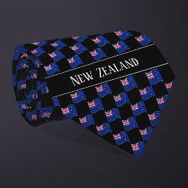 ニュージーランド波状旗のパターン ネクタイ