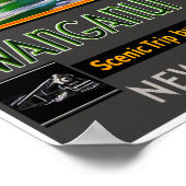 ニュージーランド湾谷川がヴィンテージのポスターを復元 ポスター (角)