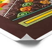 ニュージーランド菓子プリント ポスター (角)