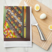 ニュージーランド菓子 キッチンタオル (四つ折り)