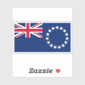 ニュージーランド調理師諸島国旗 シール (シート)