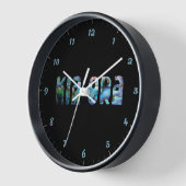 ニュージーランド起亜ORAキウイグリーティングポーア 壁時計 (傾斜)