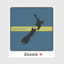 ニュージーランド青茶カントリーブラックブルーイエローNZ