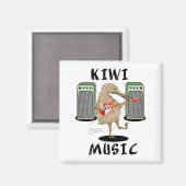 ニュージーランド音楽キウイ遊のギター マグネット (正面/裏面)