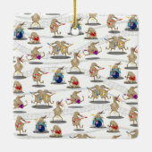 ニュージーランド音楽パターン セラミックオーナメント (裏面)