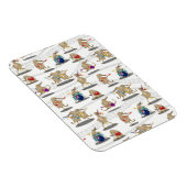 ニュージーランド音楽パターン マグネット (右側)