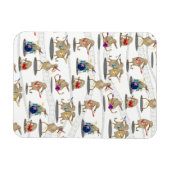 ニュージーランド音楽パターン マグネット (横)