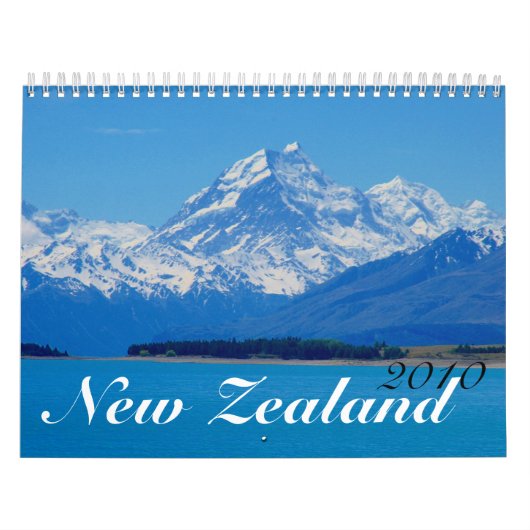 ニュージーランド2010のカレンダー カレンダー (カバー)