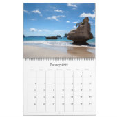 ニュージーランド2025年カレンダーと風光明媚な場所 カレンダー (1月 2026)