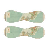 ニュージーランド・アトラスの地図 野球ボール (パネル)