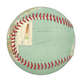 ニュージーランド・アトラスの地図 野球ボール (正面左)