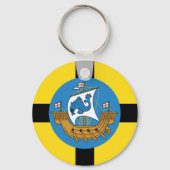 ニュージーランド・ウェリントン国旗 キーホルダー (裏面)