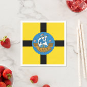 ニュージーランド・ウェリントン州旗 スタンダードカクテルナプキン (インサイチュ)