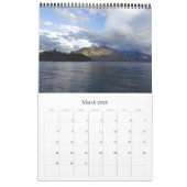 ニュージーランド – オセアニア –  カレンダー (3月 2026)