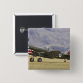ニュージーランド, オタゴ州, ワナカ, Warbirds Over 5 缶バッジ (正面&裏面)