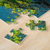 ニュージーランド、オタゴ市Mou Waho ジグソーパズル (側面)