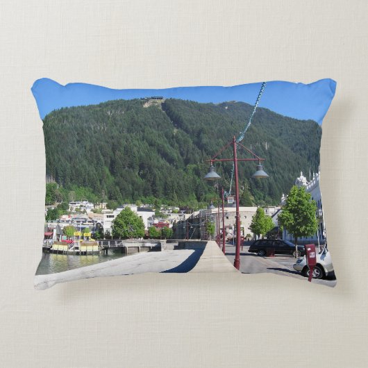ニュージーランド、オタゴ、クイーンズタウン アクセントクッション (正面)