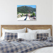 ニュージーランド、オタゴ、クイーンズタウン キャンバスプリント (インサイチュ (寝室))