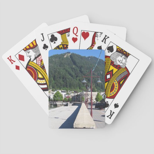 ニュージーランド、オタゴ、クイーンズタウン トランプ (裏面)
