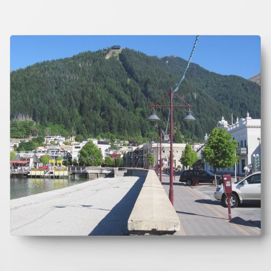 ニュージーランド、オタゴ、クイーンズタウン フォトプラーク (正面)