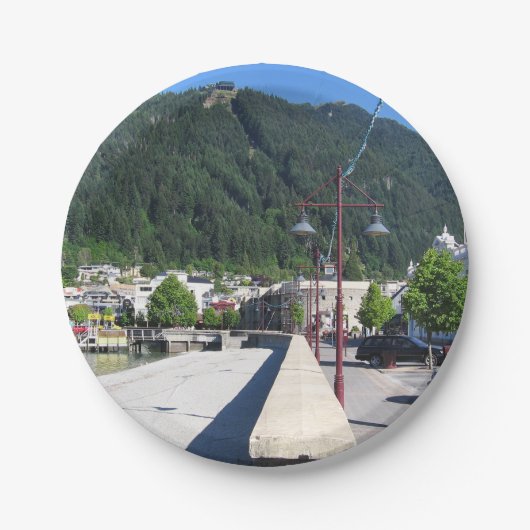 ニュージーランド、オタゴ、クイーンズタウン ペーパープレート (正面)