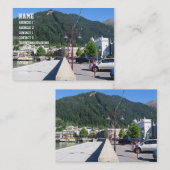 ニュージーランド、オタゴ、クイーンズタウン 名刺 (正面/裏面)