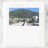 ニュージーランド、オタゴ、クイーンズタウン 長方形シール (バッグ)