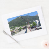 ニュージーランド、オタゴ、クイーンズタウン 長方形シール (封筒)