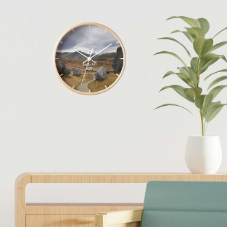 ニュージーランド・カンタベリー・キャッスルヒル 思い出のバケーション 壁時計