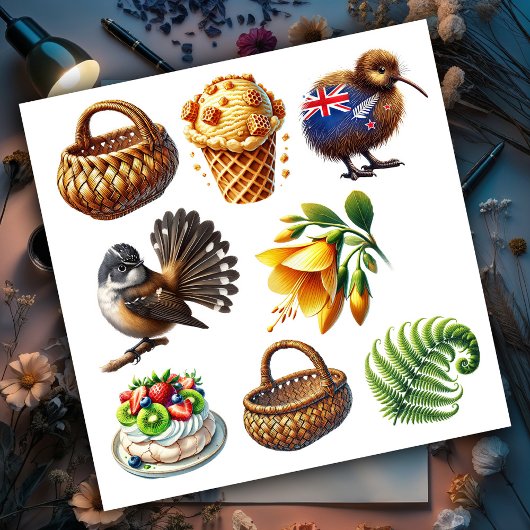 ニュージーランド キウィアーナ セット5 シール