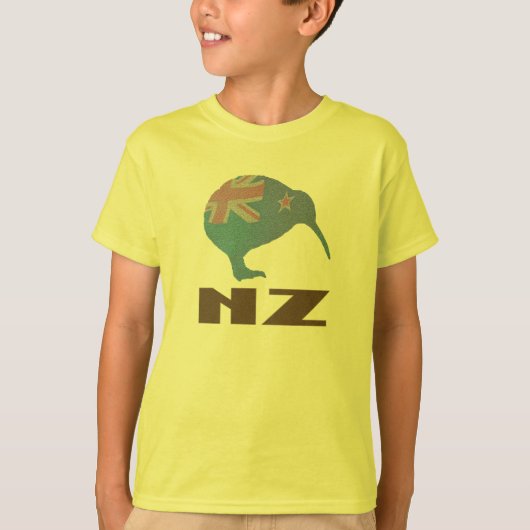 ニュージーランド キウイ キッズTシャツ Tシャツ (正面)