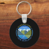 ニュージーランド キウイ クイーンズタウン キーホルダー (正面)