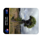 ニュージーランド – キャベツツリー、旅行/荒野 マグネット (横)