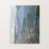 ニュージーランド,クイーンズタウンの空中表示 ジグソーパズル (縦)