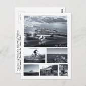 ニュージーランド – クイーンズタウン、トンガリロ、調理師 ポストカード (正面/裏面)