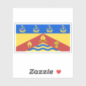 ニュージーランド・クライストチャーチ国旗 シール (シート)