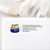 ニュージーランド |クリスマスプリン |フェスティバルアドレス ラベル (インサイチュ)