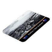 ニュージーランド·コンブコースト-クリオ湾/ザカトリンズ マグネット (左側)