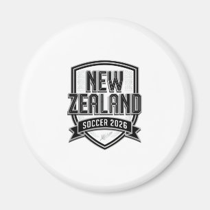ニュージーランド サッカー 2026 サッカー 太字 国 タイポグラフィ マグネット