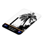 ニュージーランド – シダの木の森/荒野 マグネット (左側)