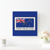 ニュージーランド スクエア壁時計 (ホーム)