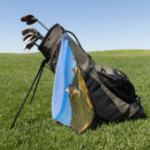 ニュージーランド，ニュージーランドポイント灯台 ゴルフタオル (グリーン)